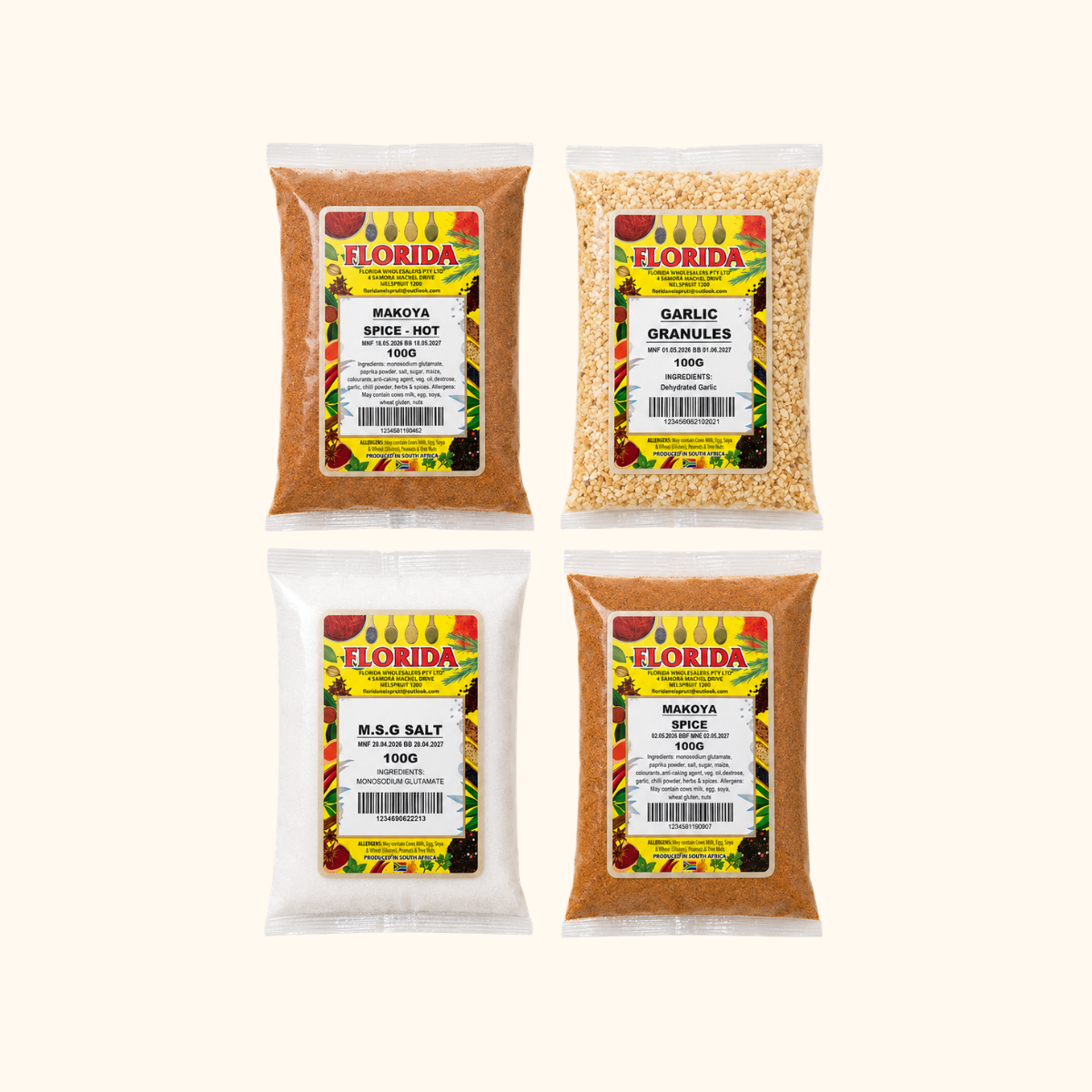 100g Atchar Spices (20 per bail)