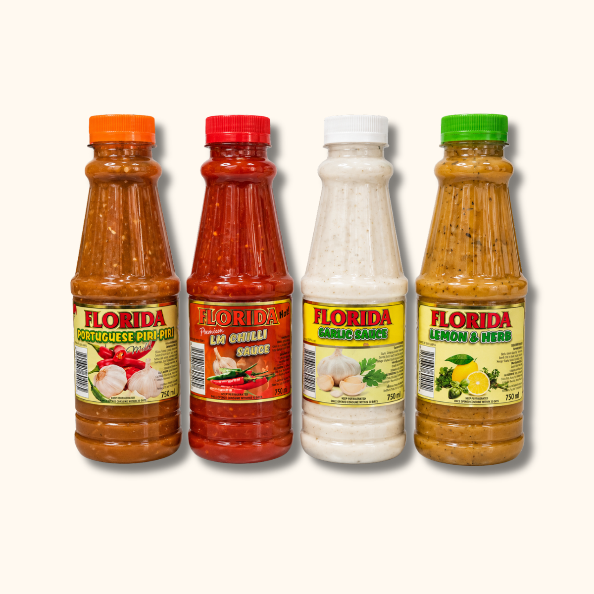 750ml Sauce Bottles (12 per case)